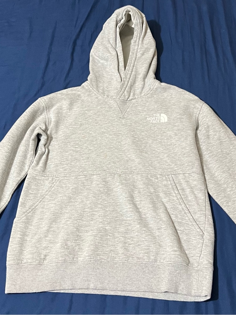 The North Face "S/S Colored Half Dome Logos" series Light Grey Heather Pullover